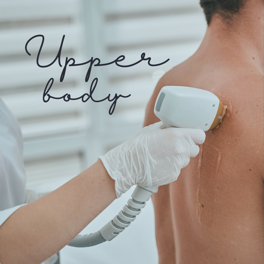 Upper body treatment areas