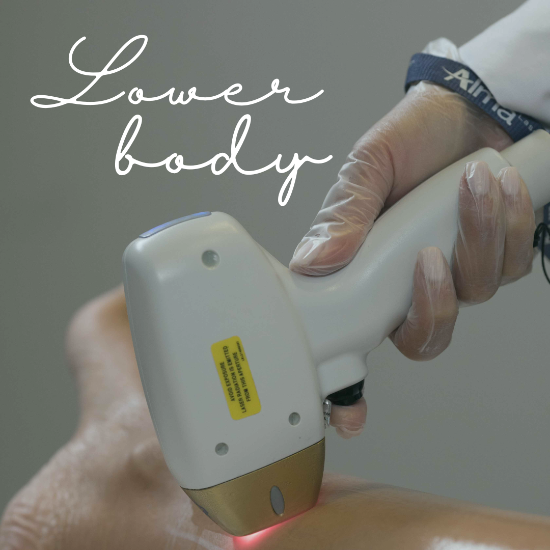 Lower body treatment areas